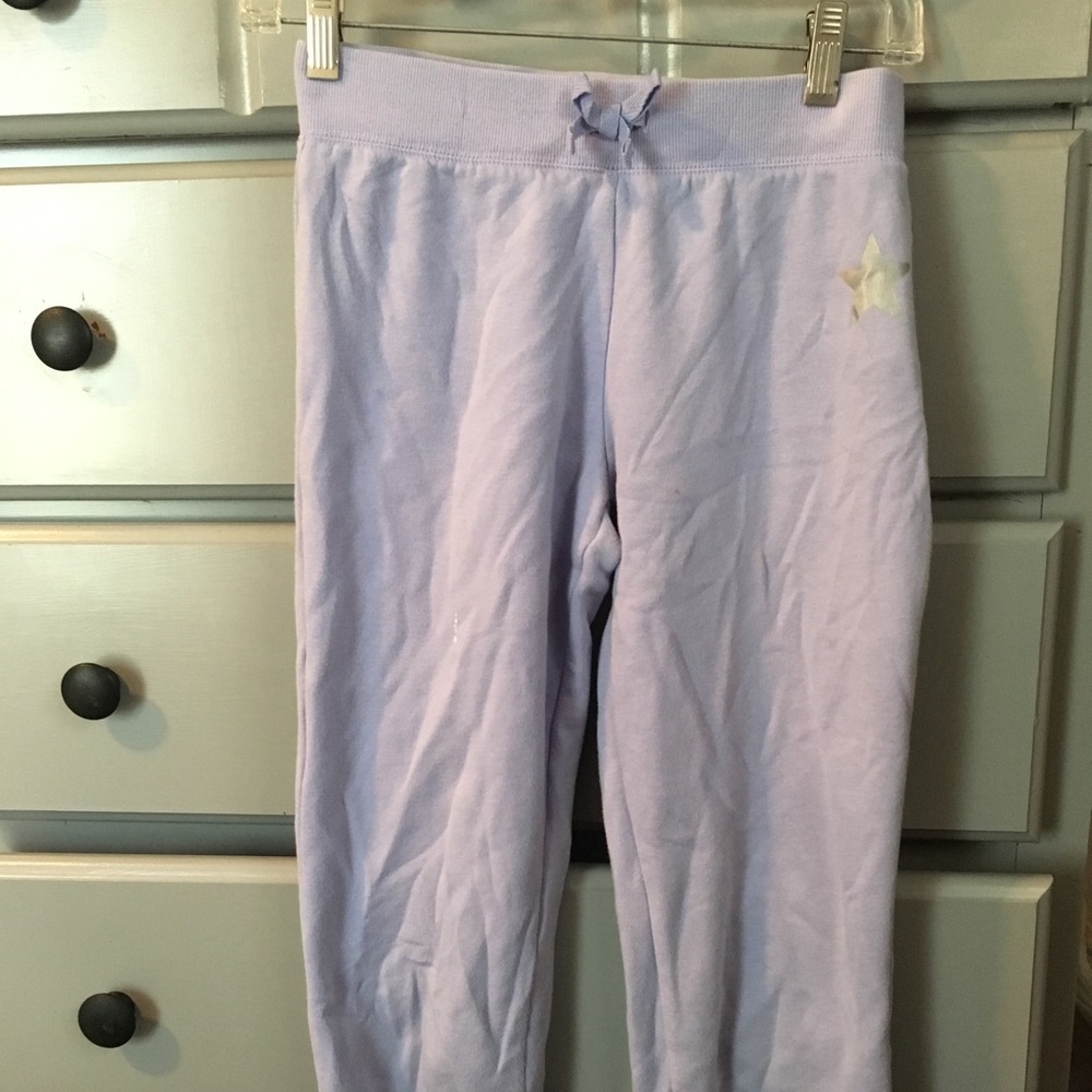Purple sweatpants
